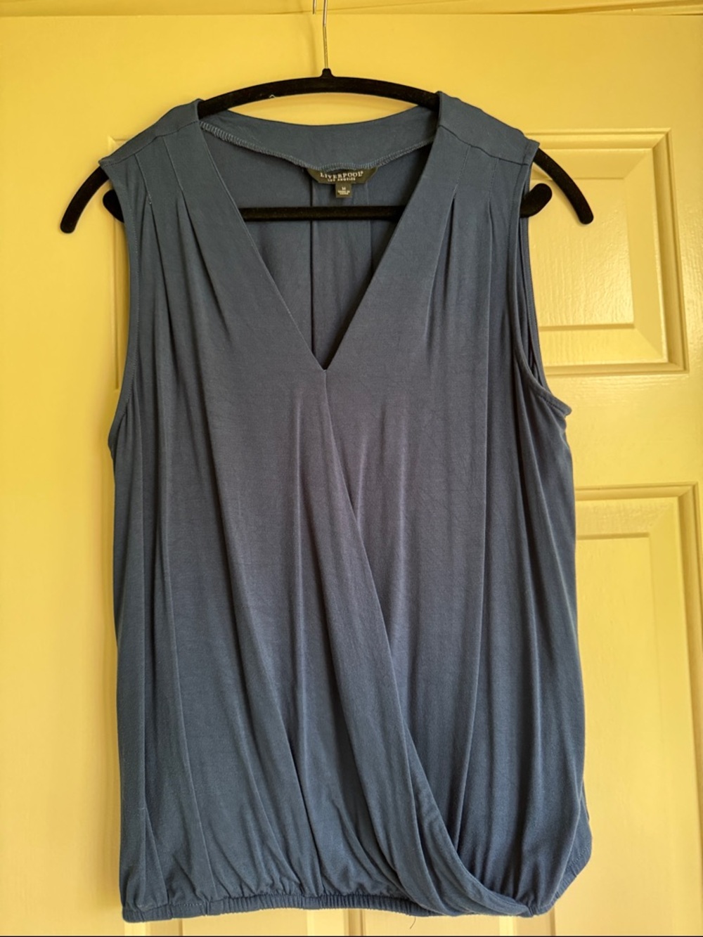 Liverpool Sleeveless Crossover - wrap top
